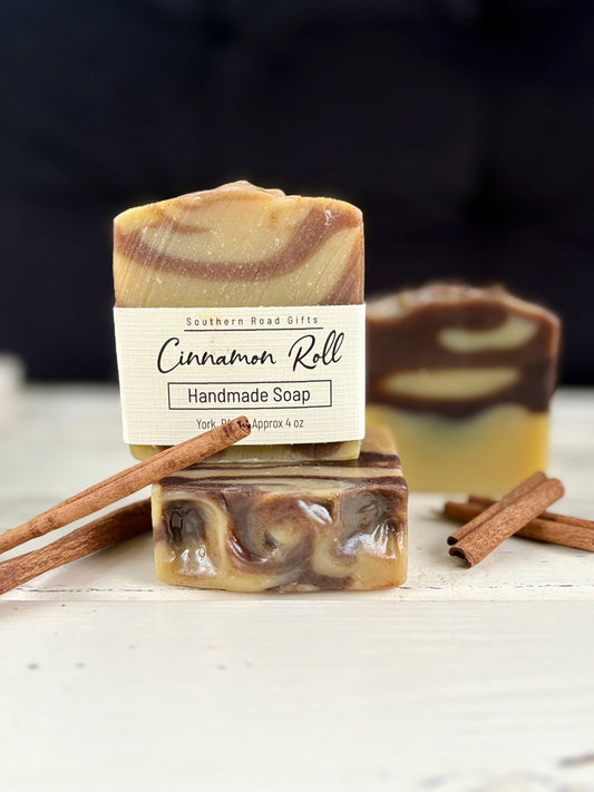 Cinnamon Roll Soap Bar