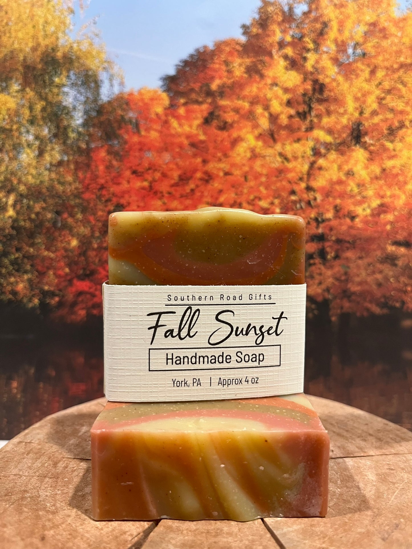 Fall Sunset Soap Bar