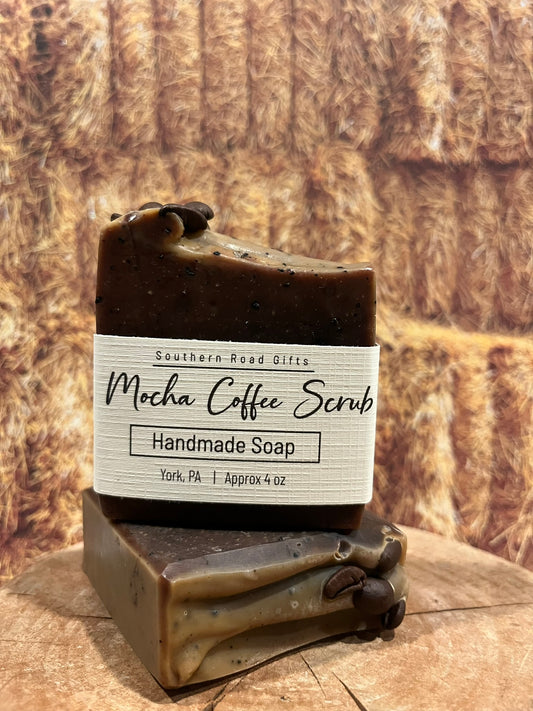 Mocha Coffee Scrub Soap Bar